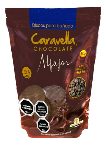 Cobertura Chocolate Caravella 1kg Alfajor