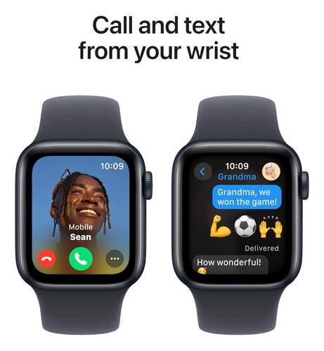 Funda De Aluminio Midnight Para Apple Watch Se Gps De 40 Mm
