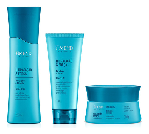 Amend Expertise Kit Hidratação E Força 3 Produtos