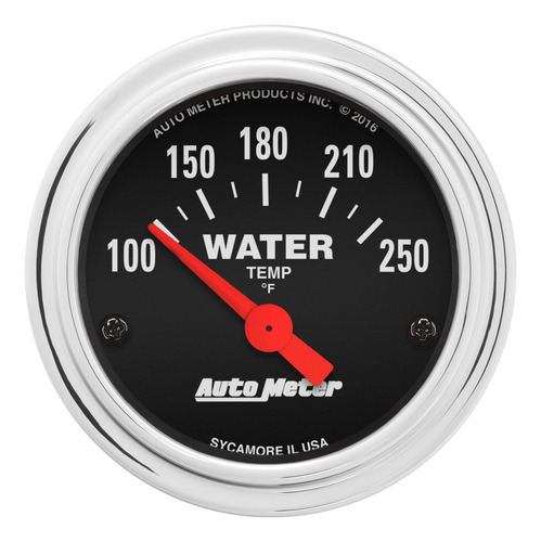 Auto Meter 2532 Medidor De Temperatura De Agua Electrico Cro