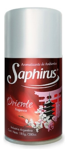 Saphirus AEROSLO aromatizante de ambientes aerosol repuesto univ fragancia oriente 185 g
