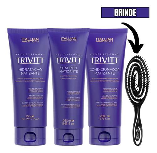 Kit Itallian Color Trivitt Blond Matizador Loiros