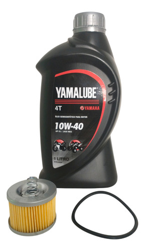 Óleo Yamalube 10w40 E Filtro De Óleo Ybr Factor 125i 2016