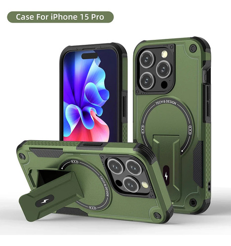 Capa Magnética Armor Holder Para iPhone