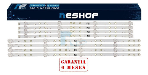 Dt Kit Barras Led Compatível Para Tv 50pug6654/78 50pug6654