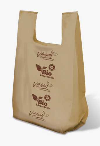 Imagen 1 de 6 de 1 Kilo De Bolsa Camiseta Biodegradable Impresión Genérica