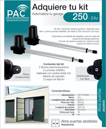 Pivus 250 - 24v