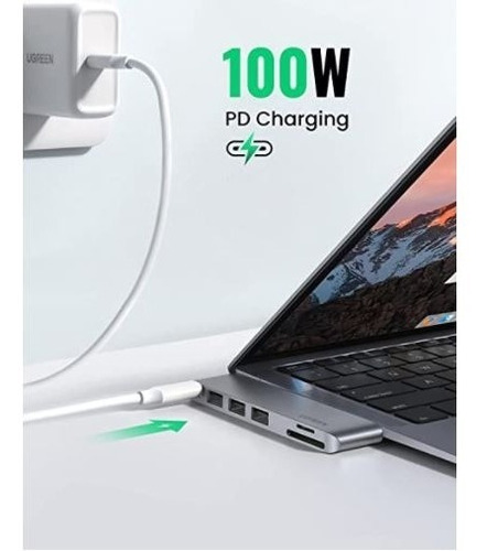 Hub Usb C A Thunderbolt 3 100w Pd 10gbps Para Macbook Ugreen 60560