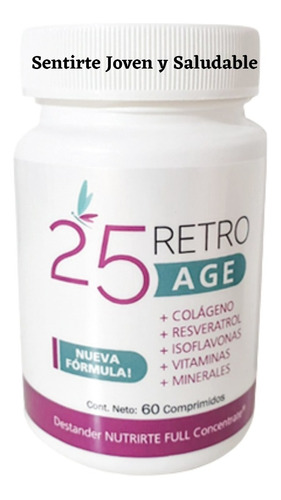 25retroage+colágeno, Resveratrol, Isoflavonas, Vitam Y Miner