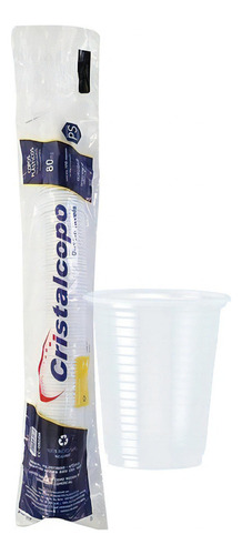 Copo De Café Descartável 80ml Cristalcopo C/2500 - Cx