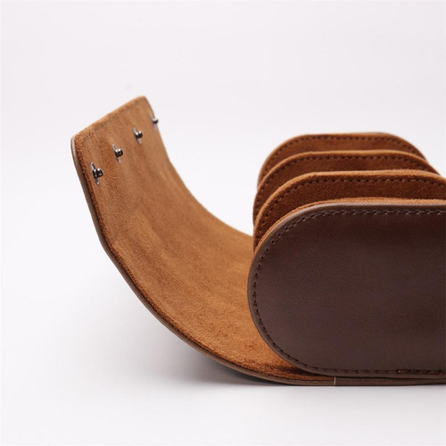 Estuche De Viaje De Viaje De Cuero Con Rollo De Reloj -
