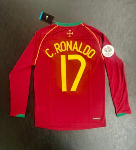 Camiseta Retro Seleccion Portugal-real Madrid Cr7 Ronaldo (Usado)