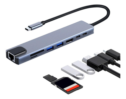 Estação De Acoplamento Tipo C Hub Usb C Tipo C Estação De Ac