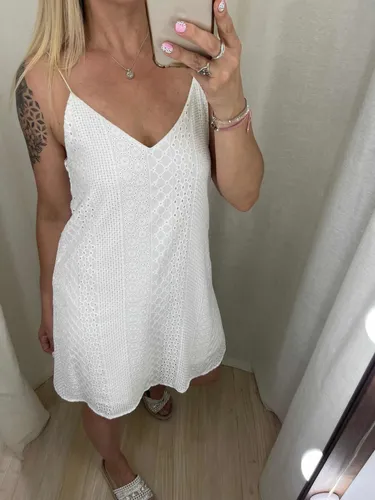 Vestido Solero Broderie Blanco Big Shop