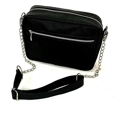 Carteras De Ecocuero Y Charol Con Correa De Cadenas