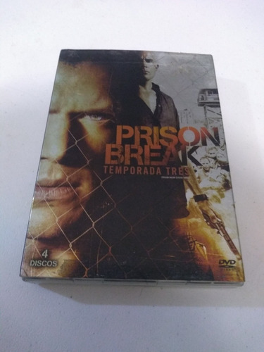 Prison Break Temporada 3 Dvd Box Set Original En Español (Usado)