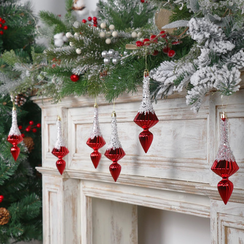 Adornos Colgantes De Navidad 6.3 Pulgadas Inastillables Y Du