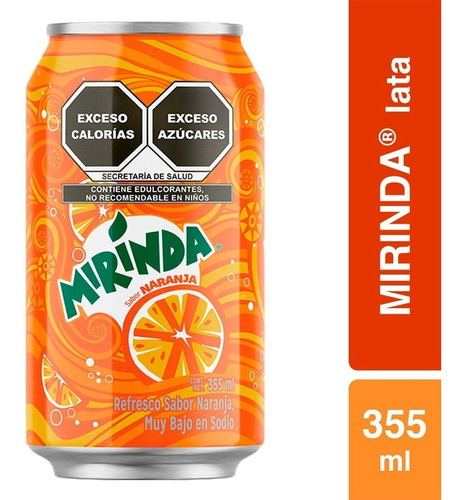 Refresco Mirinda Naranja 335ml