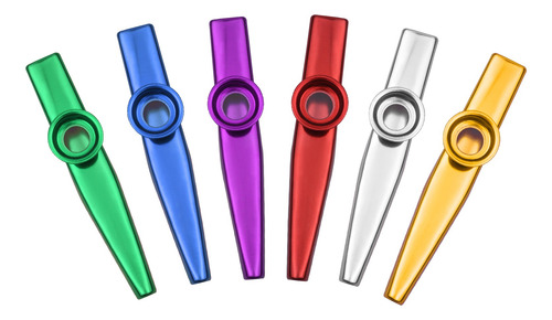 Imagen 1 de 6 de Kazoo Child Aluminio Adulto Principiante 6 Piezas De Aleació