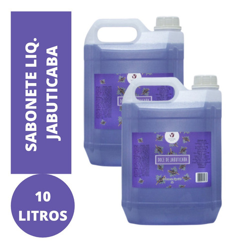 Imagem 1 de 4 de Sabonete Líquido Viver Mais Jabuticaba Galão 10 Litros