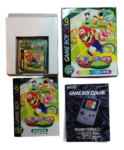 Mario Tenis Japonés Para Gameboy Color Completo Caja Y Manua (Reacondicionado)