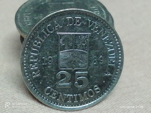 Monedas De 25 Céntimos Del 1978,1965 Y 1963