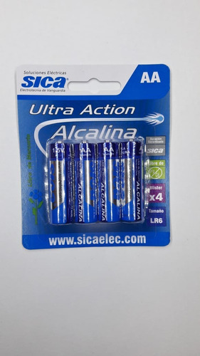 Pilas Aaa Alcalinas 1,5v Blister X 4 Sica No Recargable