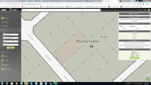 Imagen 11 de 11 de Terreno En Venta En Punta Indio