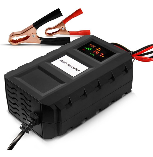 Imagem 6 de 6 de Carregador Bateria Digital Portátil Automotivo E Moto 12v 7a