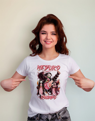 Playera Dama Ts Demon Slayer Nezuko P260