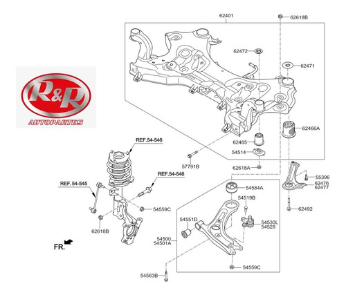 Cuna Motor Sportage Ql Ref: 62405-d9000