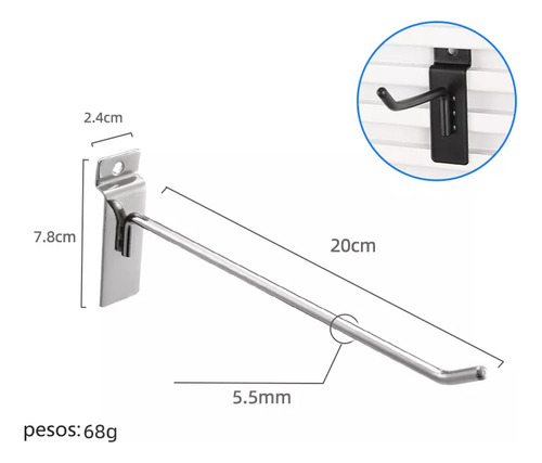 Blister Ganchos Exhibidores Para Panel Ranurado 200pcs 20cm,ganchos Para Exhibipanel,gancho Para Panel Ranurado, Ganchos Blister, Ganchos Para Exhibipanel,exhibipanel,exhibidor