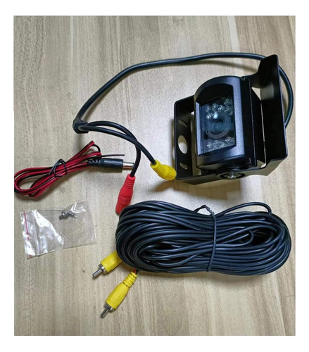 Kit Pantalla Monitor 7 Pulgadas + Cámara Cable 15mts 12/24v