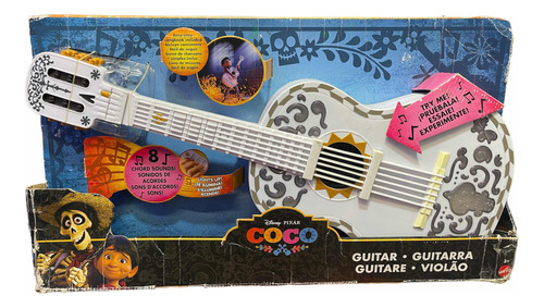 Guitarra  De Disney Store Coco  Es 100% Nueva Con Sonidos