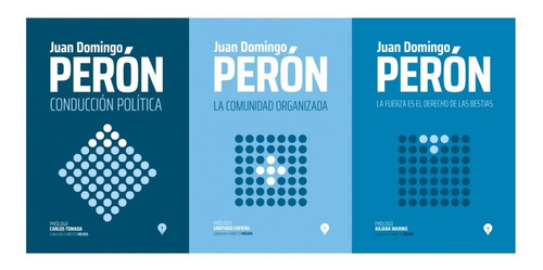 Pack 3 Libros Perón - Conducción Comunidad Fuerza - Pen