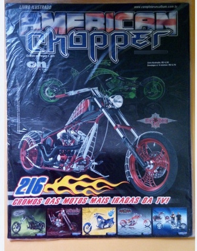 Album De Figurinhas American Chopper  Vazio