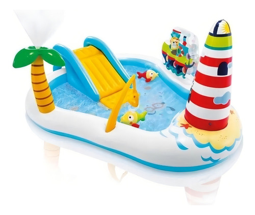 Piscina Inflável Pescaria Intex Piscina Pescaria 182l Colorida