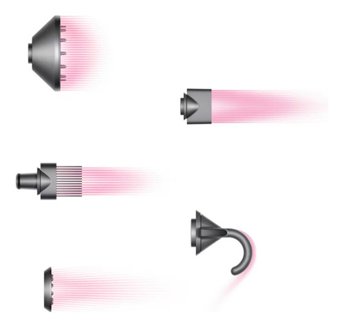 Secador De Pelo Reacondicionado Dyson Supersonic Iron/fuchsi
