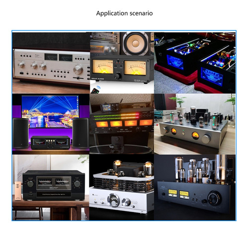 Medidor De Nível Db Level Header Vu Meter Audio Level Meter