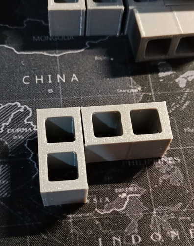 Ladrillos Para Maquetas Escala 1:12 Impreso En 3d 50pz