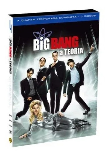 Dvd Box Big Bang A Teoria 4ª Temporada 3 Discos