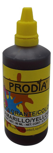 Colorante Prodia Alimentos  X 78ml - mL a $218