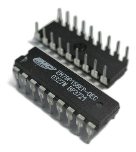 Kit 2 Pçs Ci Microprocessador Em78p156elp Elantec Dip-18
