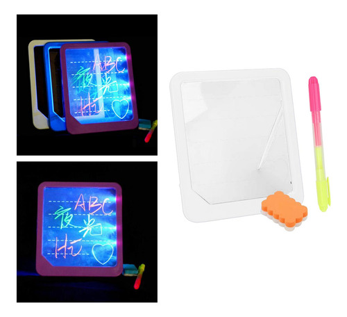 Tablero De Escritura Portátil Juguetes Led Tableta De