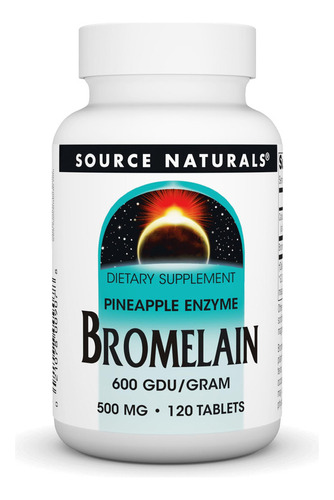 Source Naturals Bromelina 500 Mg Suplemento De Enzima Proteo