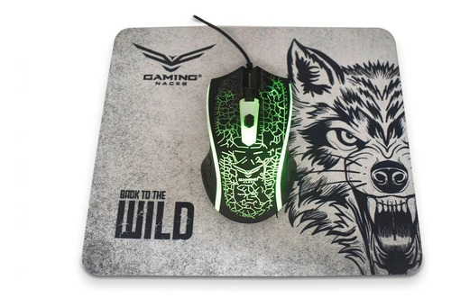 Kit Mouse Gamer + Mouse Pad Gaming Naceb Na-632