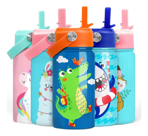 Sandjest Botella De Agua De Cocodrilo - Botella De Agua Para