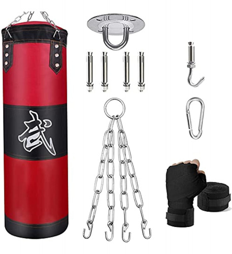 Hanging Punching Bag Set Unfilled, Heavy Boxing Bags