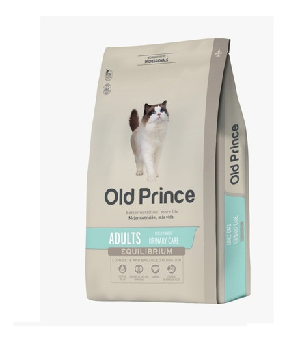 Imagen 1 de 1 de Alimento Old Prince Equilibrium Adults Urinary Care para gato adulto sabor pollo y arroz en bolsa de 7.5kg