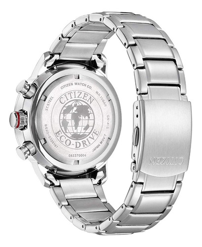 Reloj Citizen Ecodrive Chrono Ca448682x Hombre Color de la malla Plateado Color del bisel Negro Color del fondo Verde